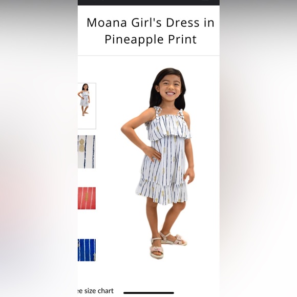 Lailana Pineapple Print Dress for Mom and Daughter 💖 - Picture 8 of 8